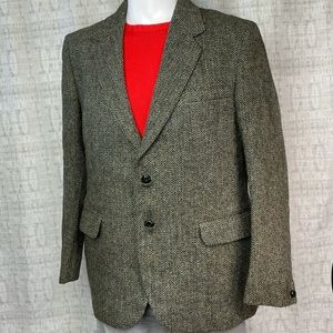 Harris Tweed 42S 100% Wool Sports Jacket Blazer